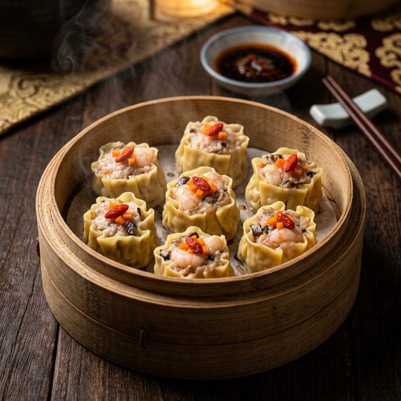 Siu Mai (Pork and Prawn Dumplings)