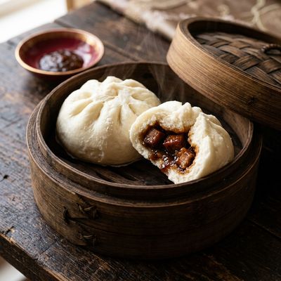 Char Siu Bao (Steamed BBQ Pork Buns)